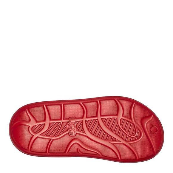 UGG Womens Sport Yeah Slides Samba Red Size 7 - Picture 6 of 7
